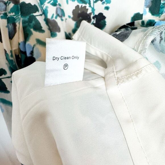 TUCKERNUCK Budding Bluebell Tate Shirt Ruffle Collar Dress in Blue Blooms Size L - Picture 12 of 12